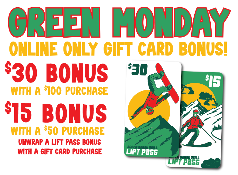 Aspen Creek Grill Holiday 2025